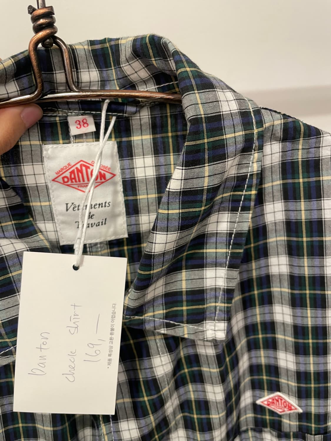 DANTON CHECK WORK JACKET 상품이미지2