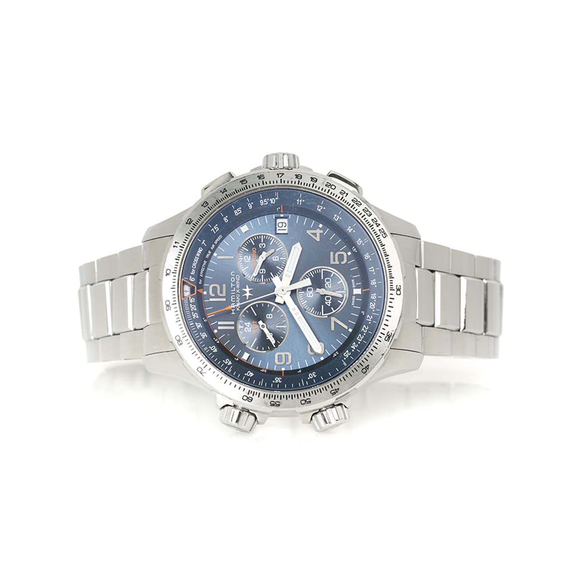 해밀턴 카키 에비에이션 워치 X-Wind GMT 크로노그래프 시계 H77 상품이미지1