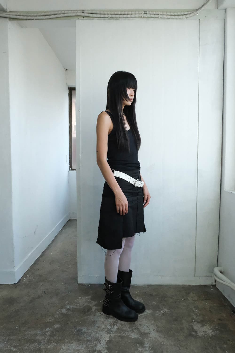 순지 WING SKIRT IN BLACK M 상품이미지2