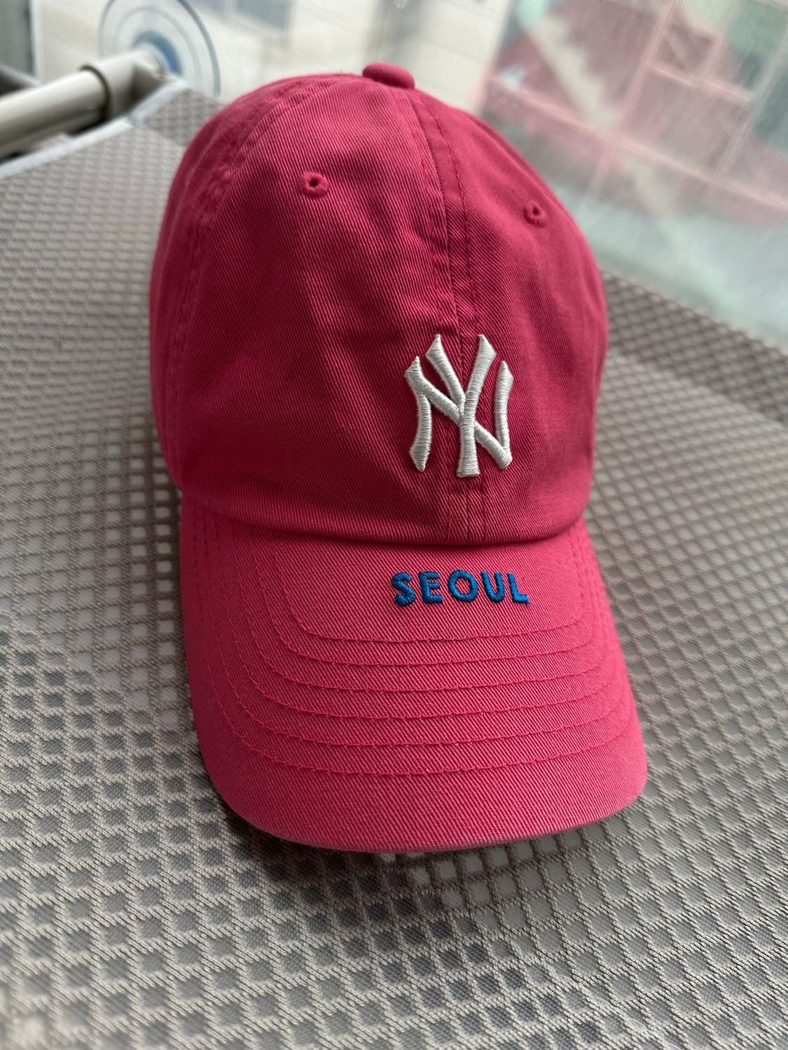 MLB 핑크색 NY 캡모자 상품이미지1