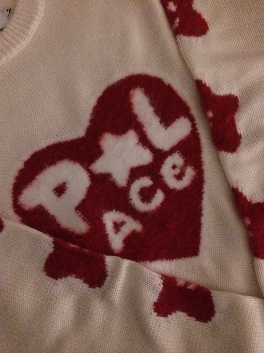 [M] 팔라스 코지 니트 화이트 상품이미지3