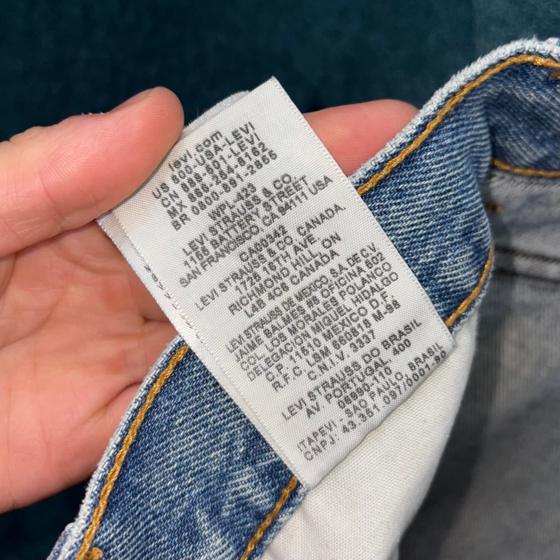 (32) 리바이스 550 Relaxed 핏 레이디 데님 팬츠 상품이미지7