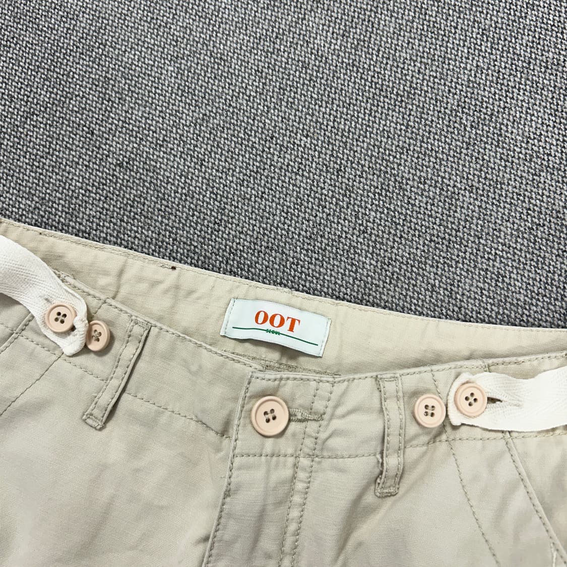 OOT 벌룬핏 베이지 카고팬츠(S) 상품이미지2