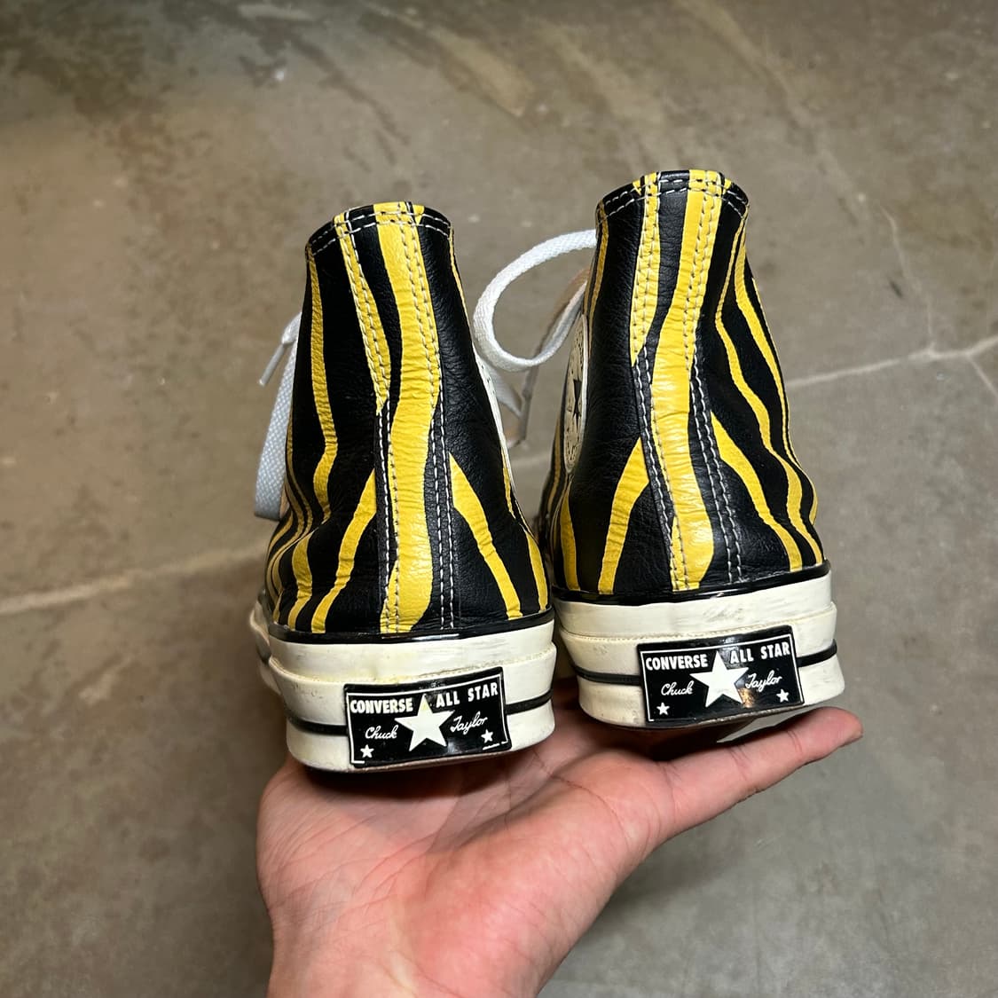 270) 컨버스 척 70 하이 아카이브 프린트 비비드 설퍼 상품이미지7