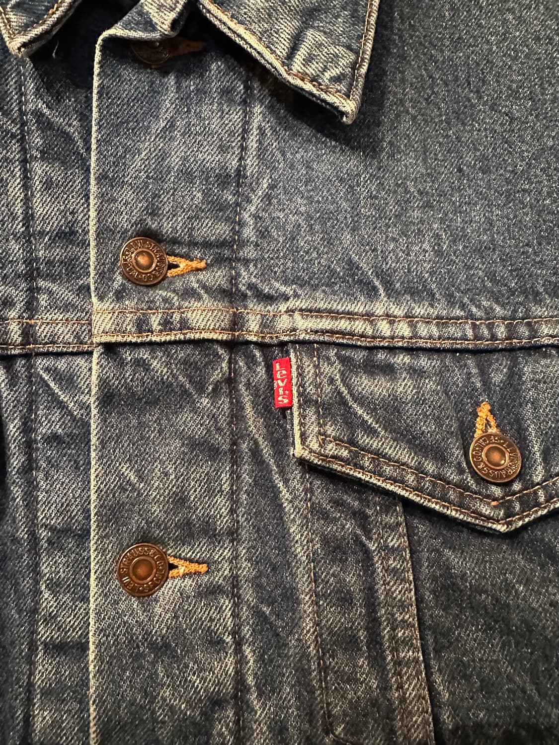 90s USA 빈티지 리바이스 70506 블랭킷 3세대 데님 자켓 상품이미지3