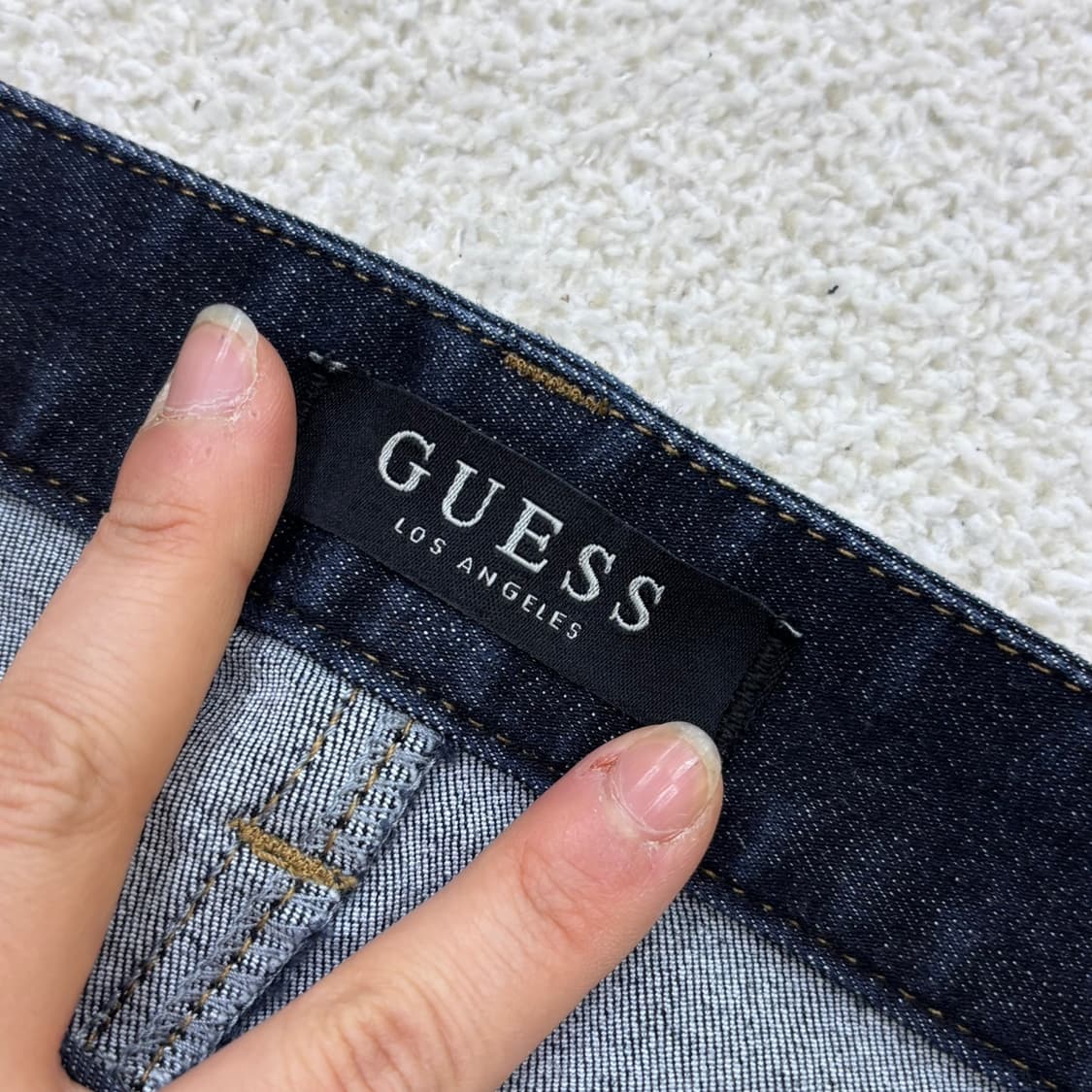 28 게스 여성 일자 데님 팬츠 0317E 상품이미지3