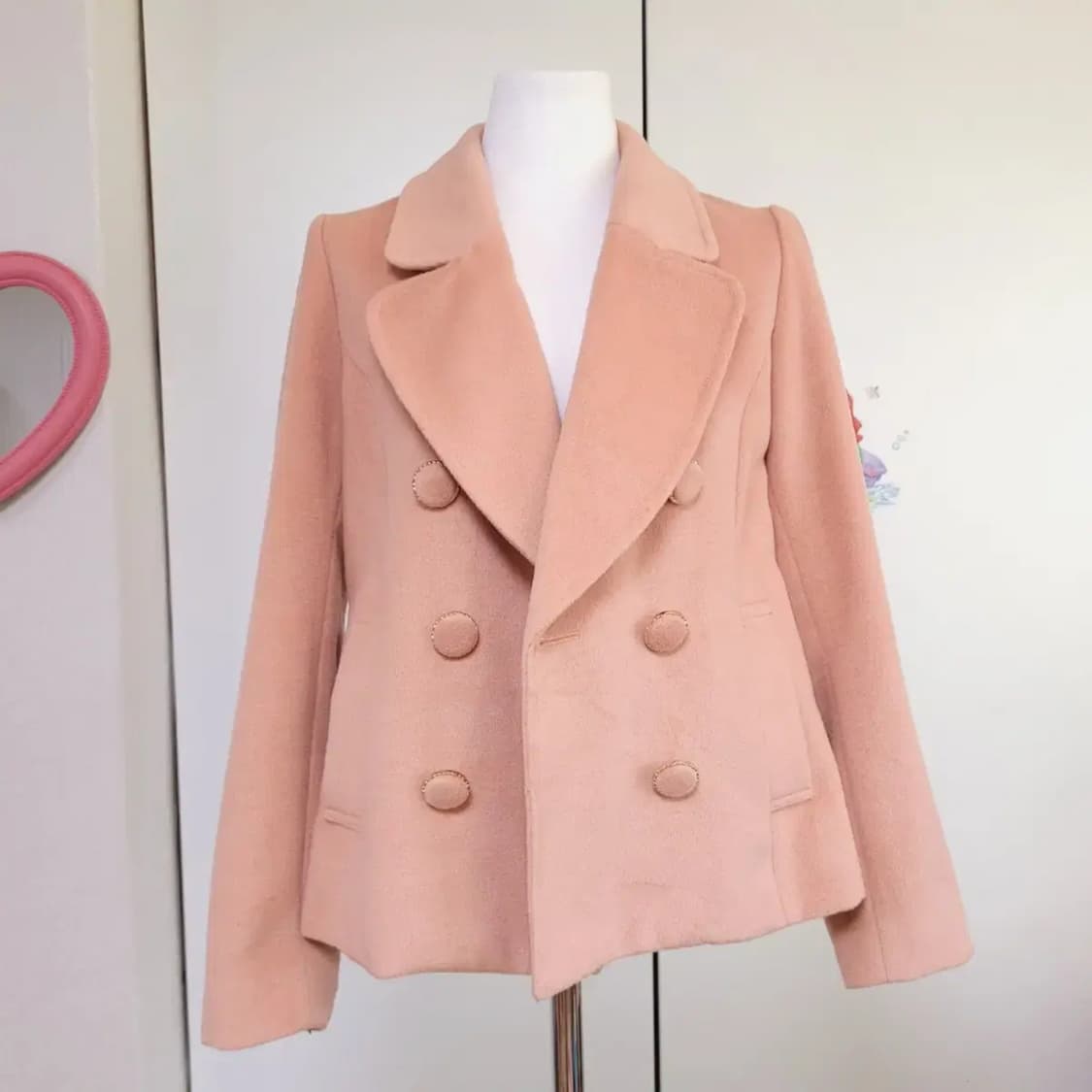 일본빈티지 모직 숏코트 상품이미지5