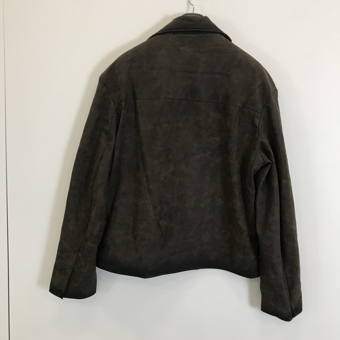 자라 워싱 페이크 레더 점퍼 새상품 [M] 상품이미지4