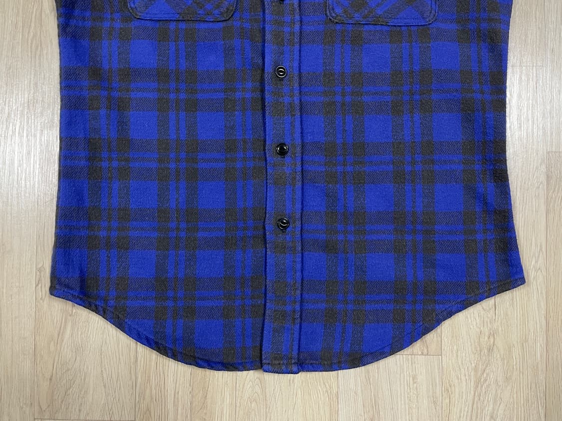 95) 70's 프렌티스 체크 플란넬 워크셔츠(미국제) 상품이미지5