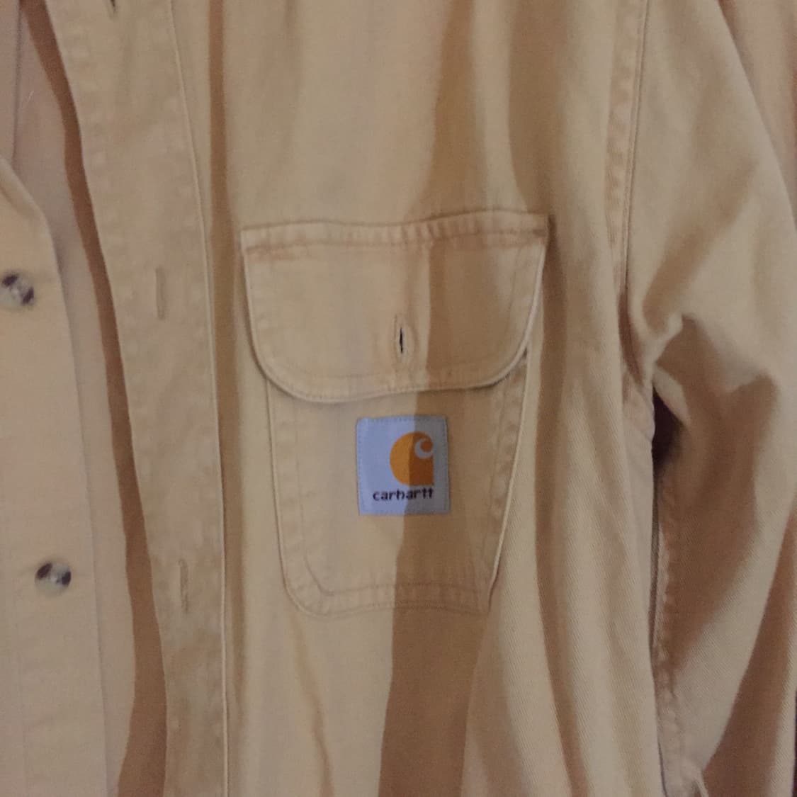 노란색 칼하트 M 셔츠 상품이미지5