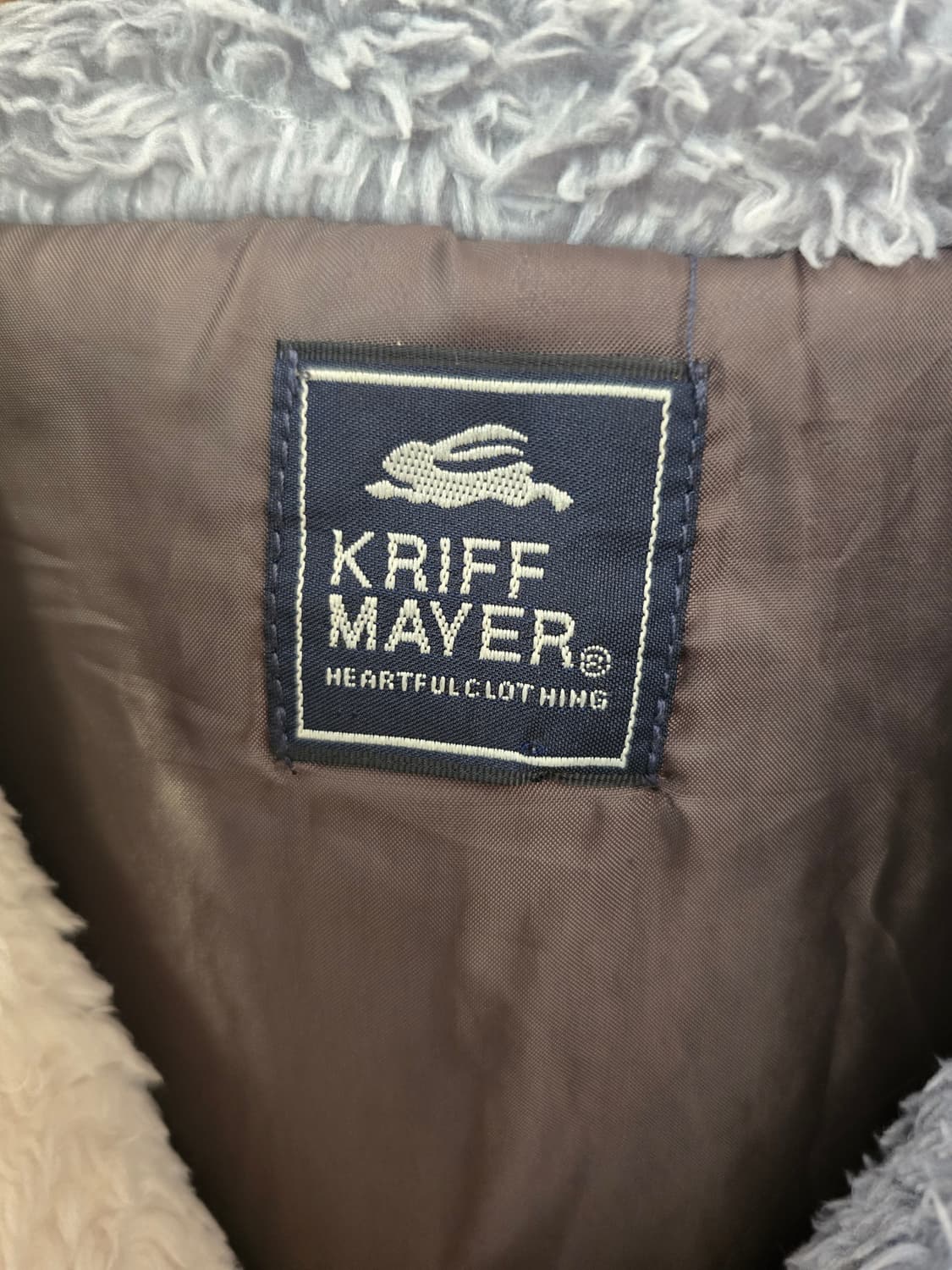 KRIFF MAYER 뽀글이 롱 코트 M 상품이미지5