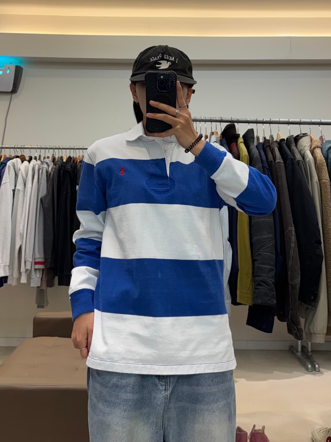 폴로 랄프로렌 스트라이프 럭비티 상품이미지5