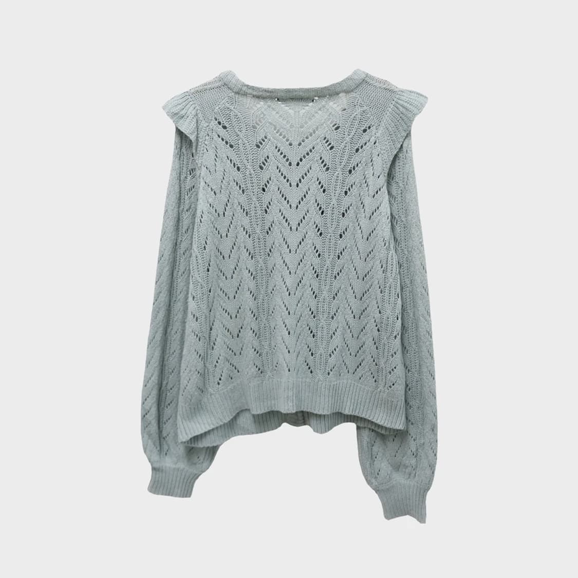 CHIP CLIP 프릴 러블리 니트 가디건 62824 상품이미지2