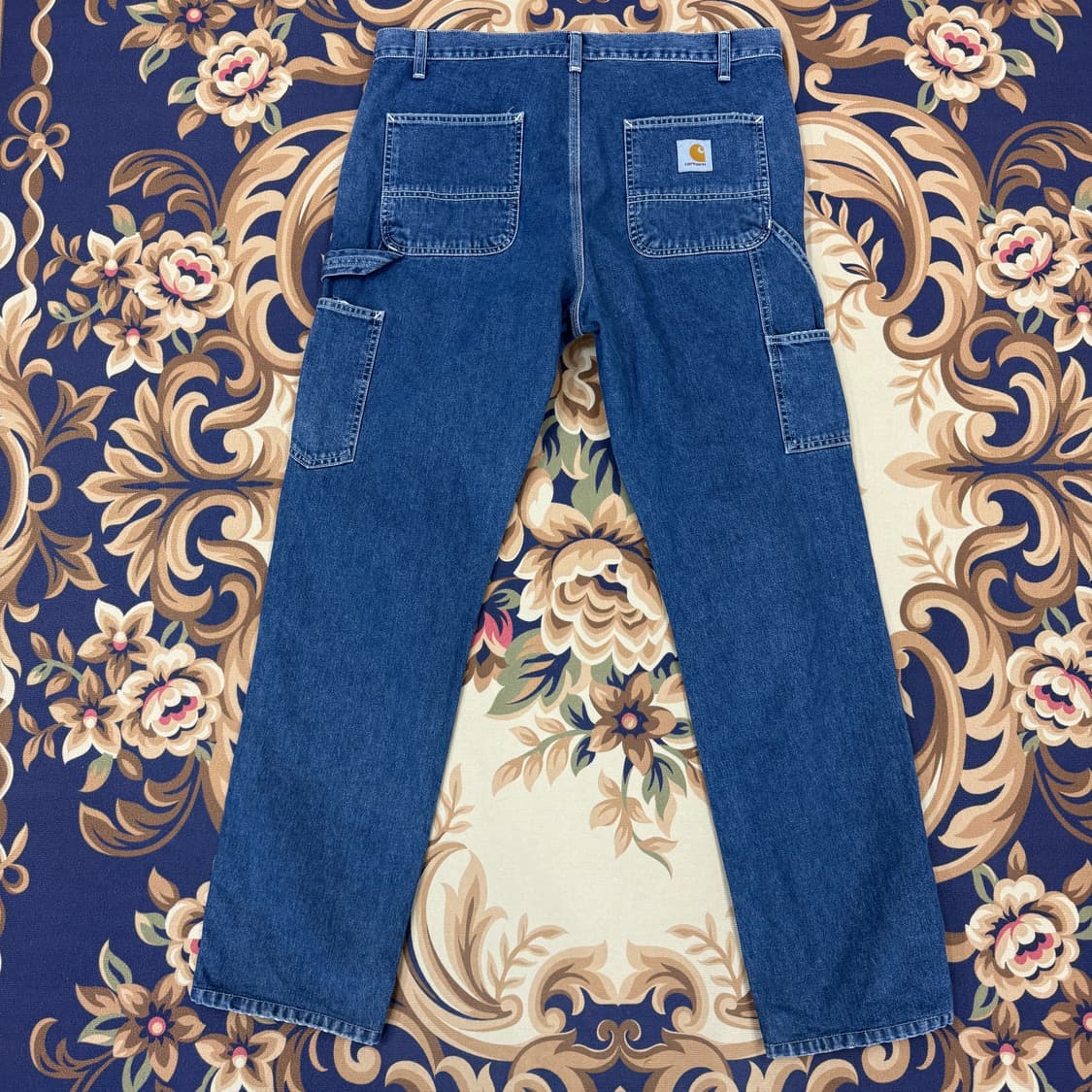 (32)칼하트WIP 싱글니 데님팬츠 상품이미지1