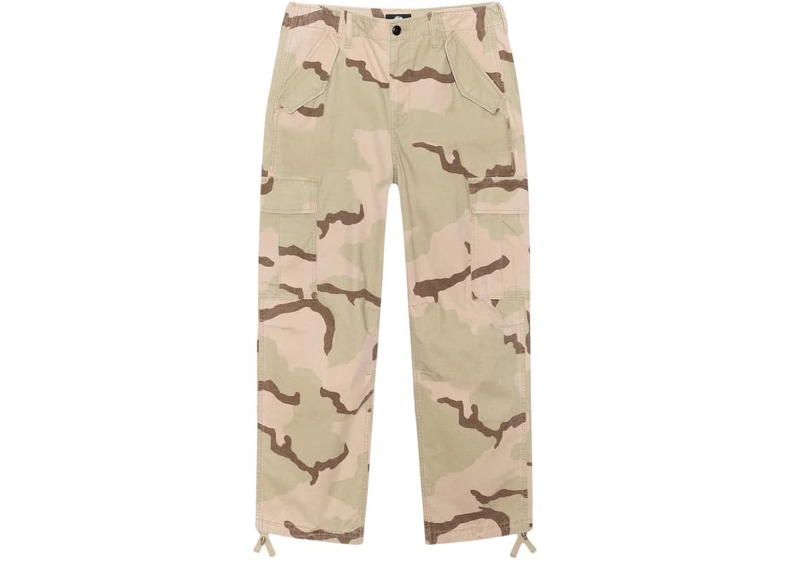 [교환32->30]스투시 립스탑 밀리터리 카모 팬츠 샌드카모 상품이미지1