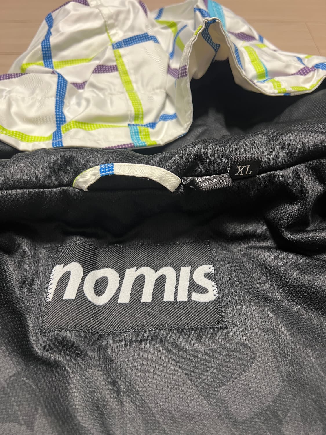 노미스(nomis) 스노우 자켓 화이트 체크 패턴 / XL 상품이미지10