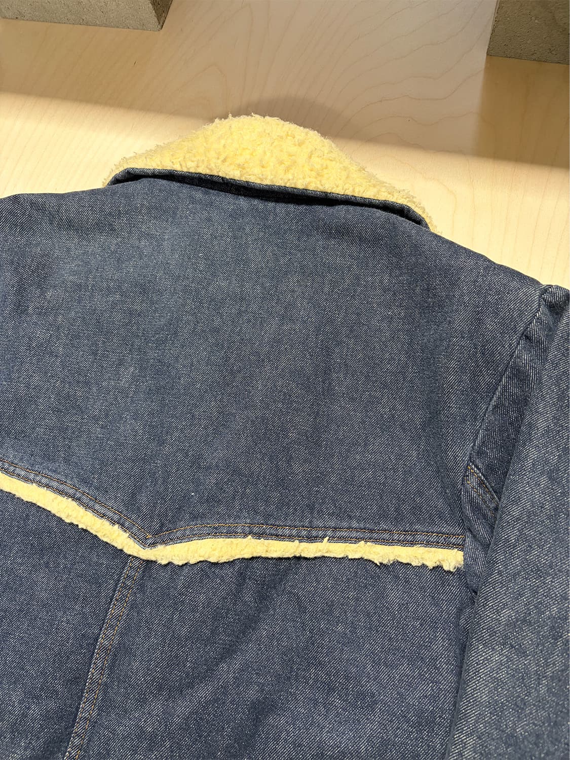 70s USA 웨스턴 시어링 데님 자켓 상품이미지8