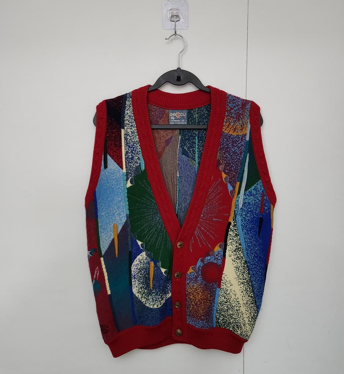 GEOCU 게오쿠 105 니트조끼 브이넥조끼 상품이미지1