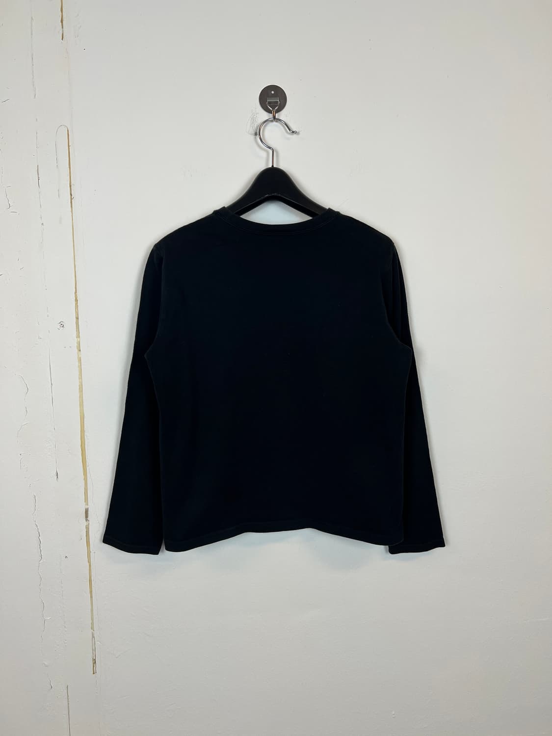 T118 피코네 블랙 프린팅 긴팔티셔츠 38 상품이미지2