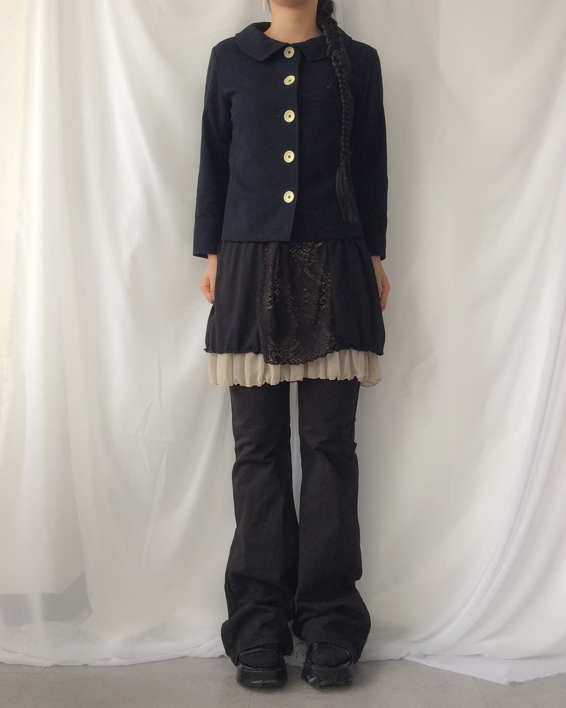 Button point jacket 상품이미지1