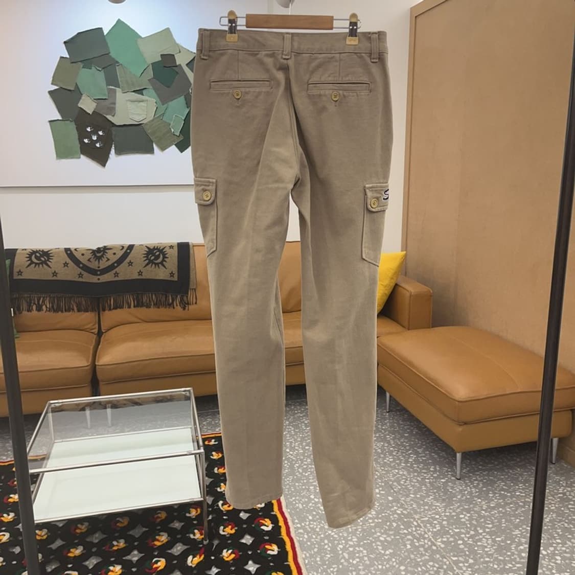 베티붑 빈티지 키치 자수패치 카고팬츠 27인치 C06790 상품이미지4