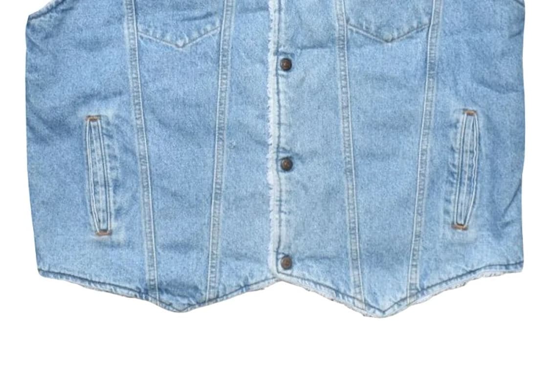 90S 리바이스 쉐르파 데님 베스트 조끼 XL USA N0916 상품이미지4