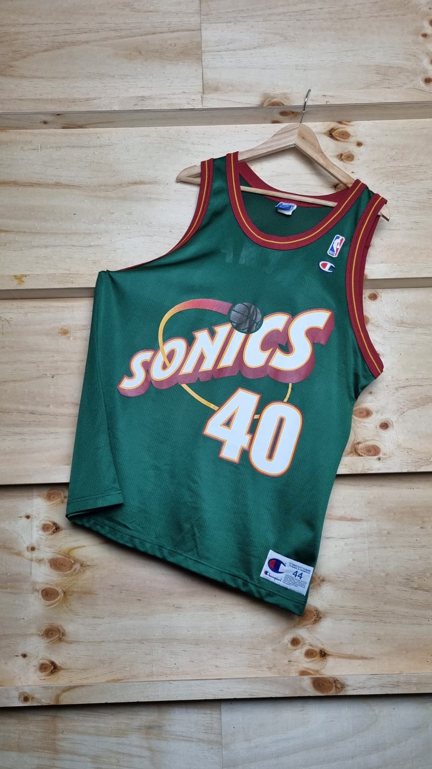 NBA 90s 챔피온 숀 켐프 시애틀 슈퍼소닉스 어센틱 저지 44 상품이미지1