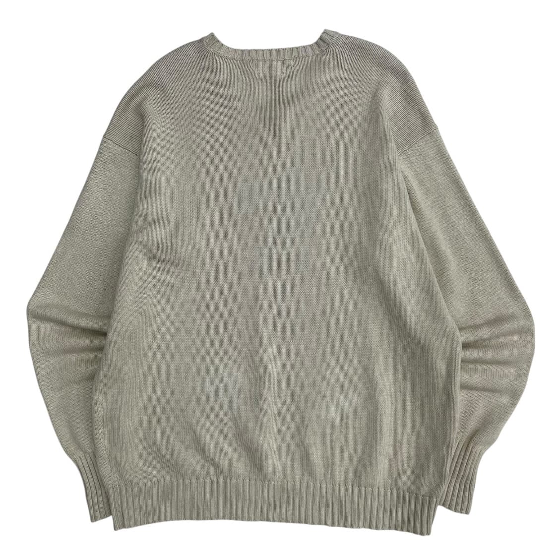 폴로 랄프로렌 베이비블루포니 베이지 브이니트 100 상품이미지3