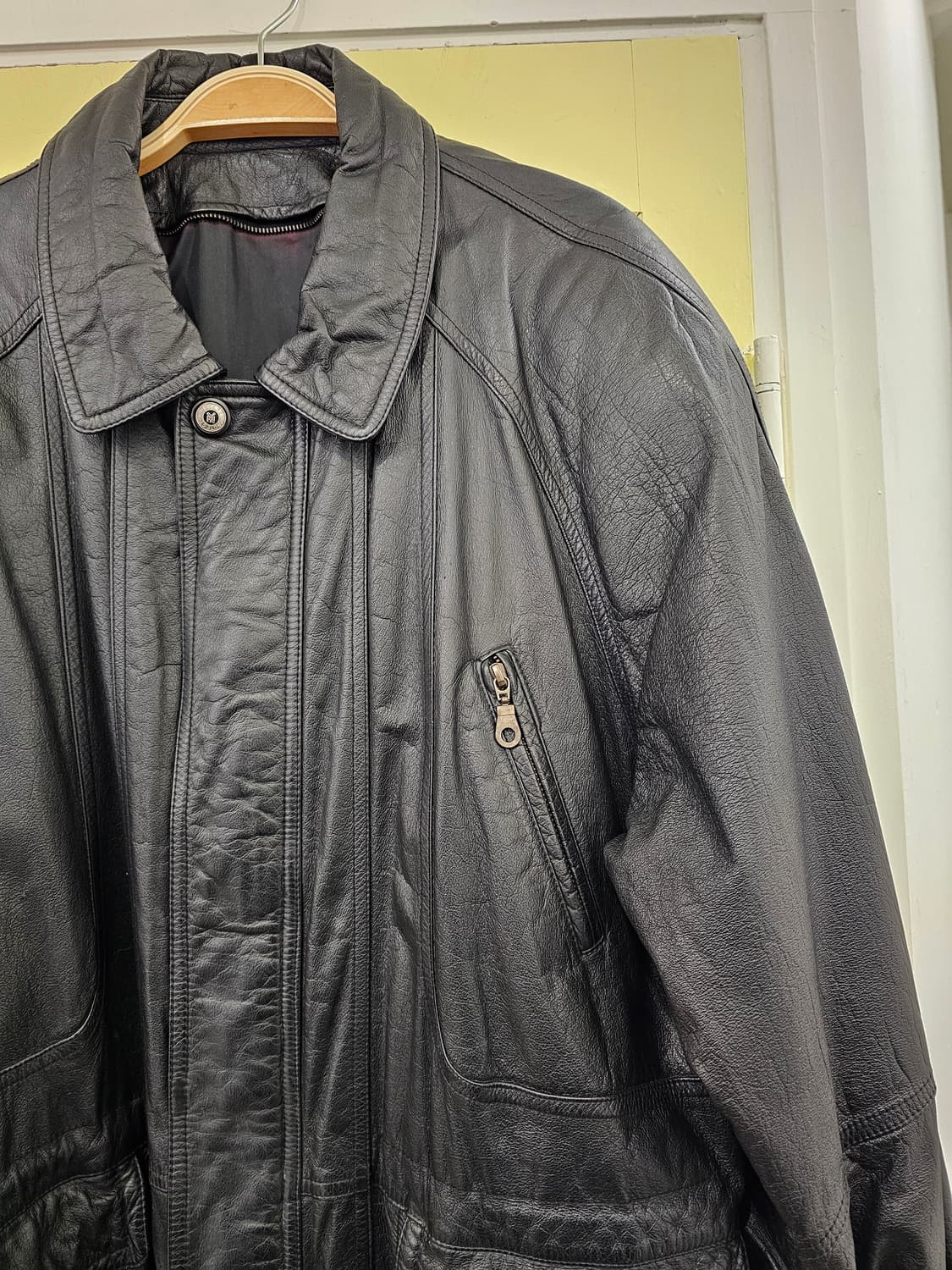 USA Wilsons 블랙 카우스킨 필드자켓(집인 안감O) 상품이미지2