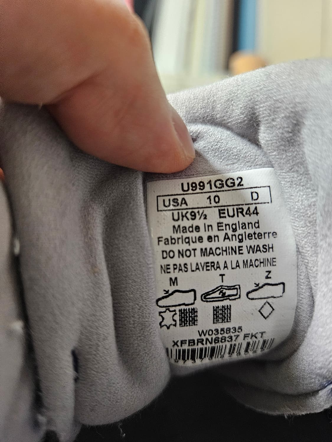 [280] 뉴발란스 991v2 다크 굴 그레이 상품이미지9