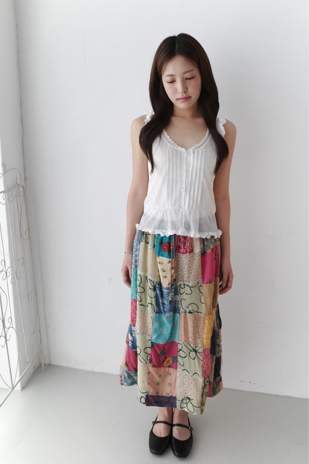 flower patch skirt 상품이미지2
