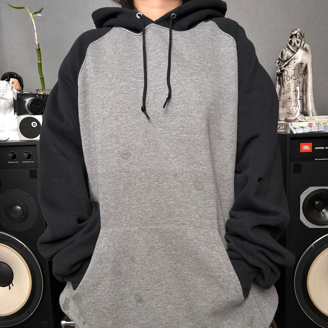 러셀애슬레틱 래글런 후드티 상품이미지1