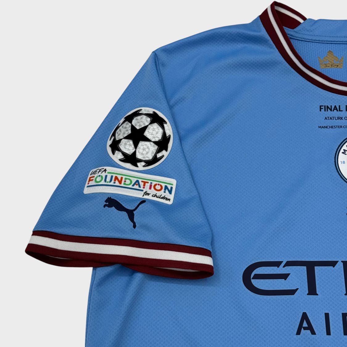 22-23 맨체스터 시티 홈 No.9 엘링 홀란 상품이미지4