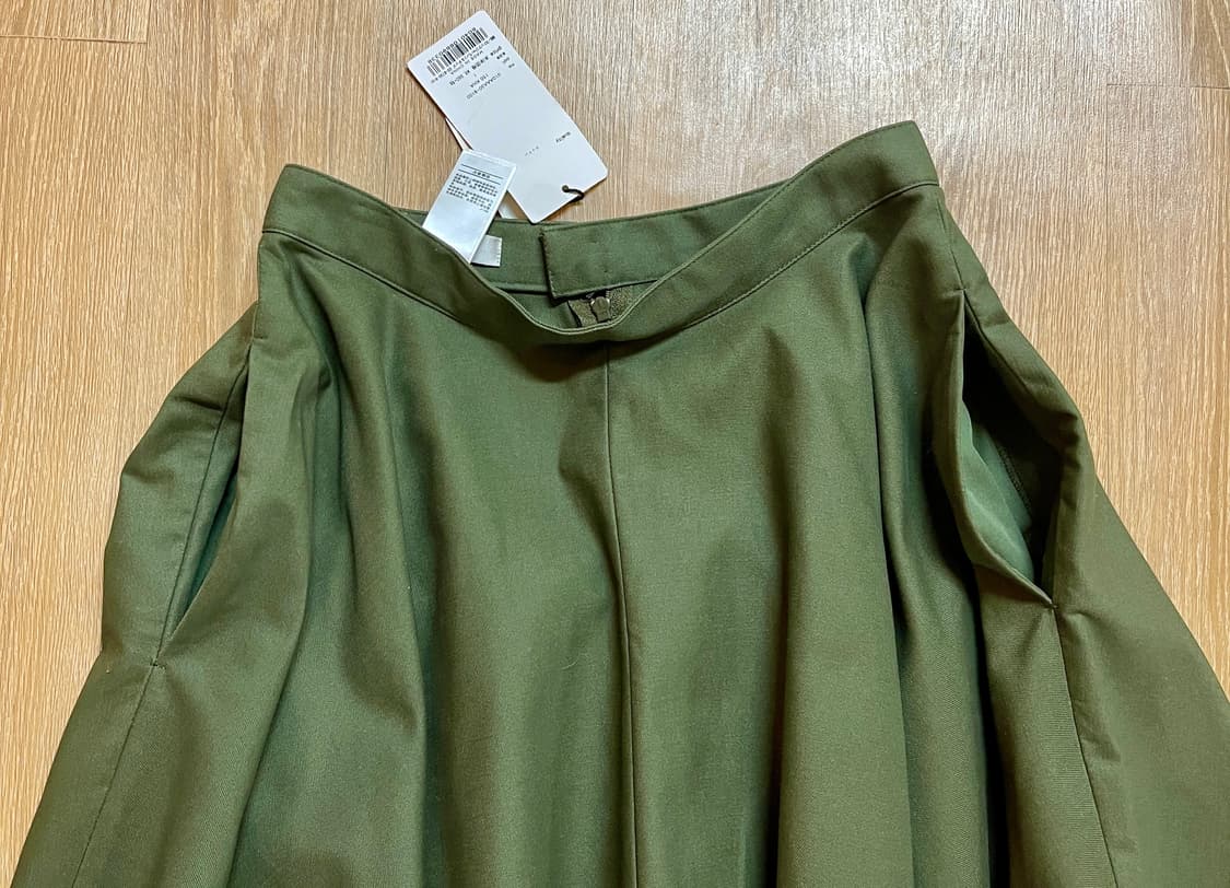 MOUSSY마우지하이웨이스트 코튼 플레어 롱 스커트 S사이즈 상품이미지6