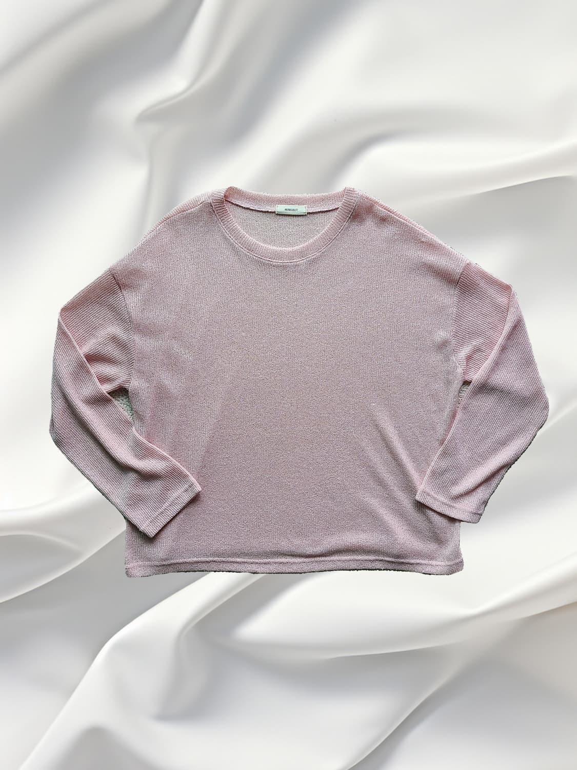 98PROJECT 핑크 루즈핏 니트 상품이미지1