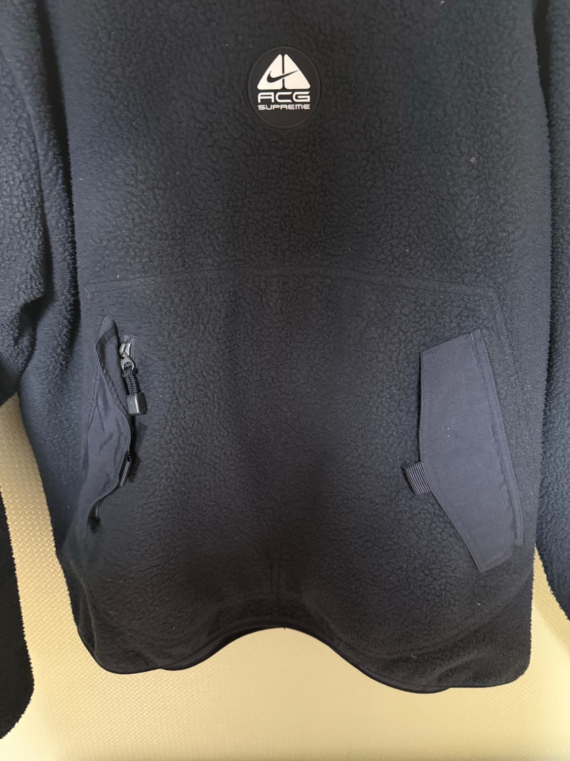 슈프림 x 나이키 ACG 플리스 풀오버 블랙 XL  상품이미지5