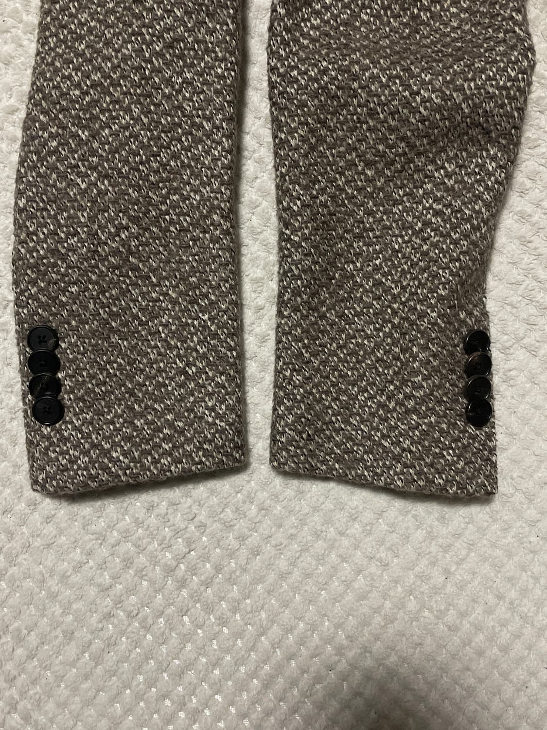 TIME HOMME 타임옴므 양모 모헤어 트위드 스타일 싱글 코트 상품이미지8