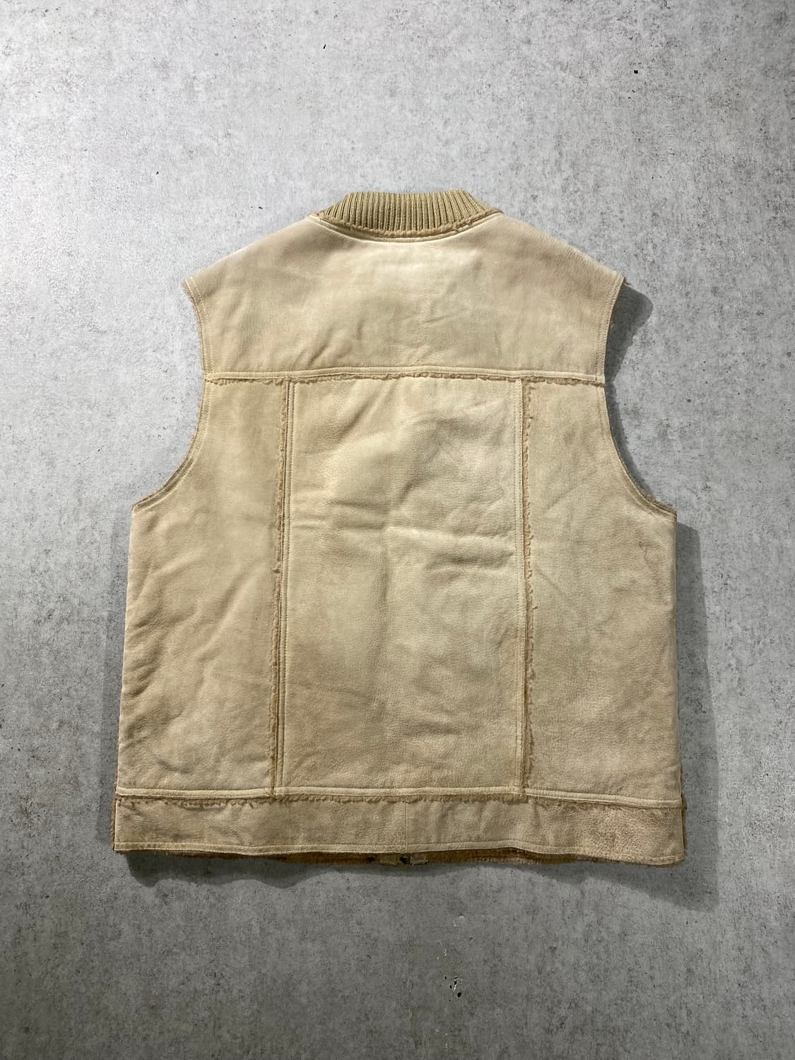 [XL] 90-00s ANGELO LITRICO 리얼 스웨이드 베스트 상품이미지5