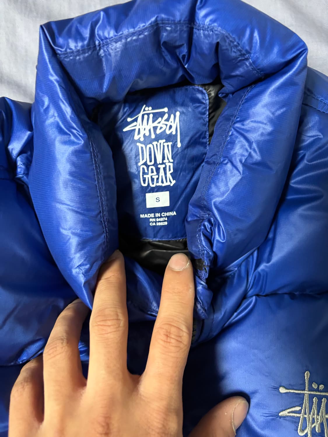 스투시 마이크로 립스탑 패딩 베스트 상품이미지3