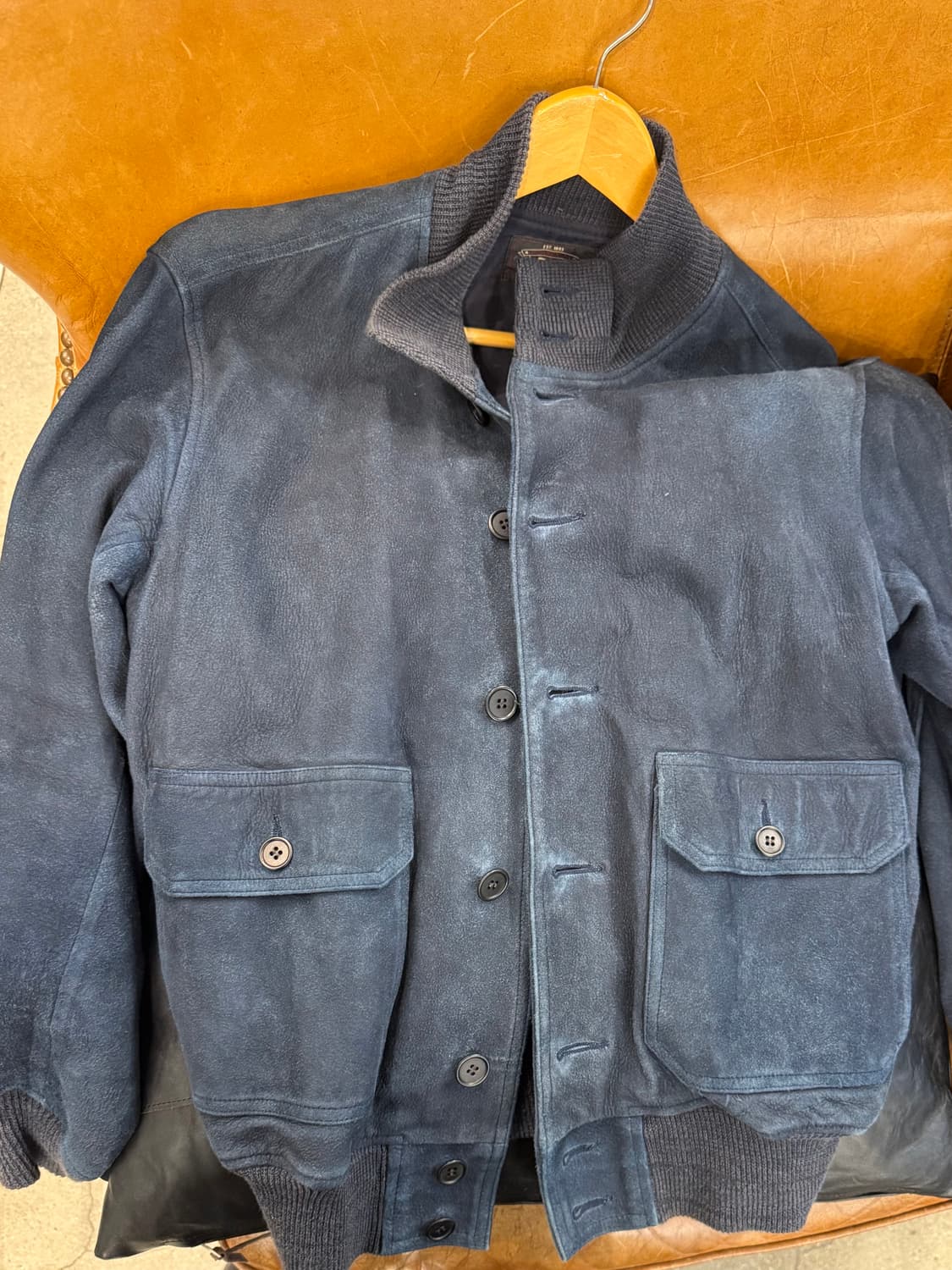 더블알엘 RRL A-1 인디고 스웨이드 자켓 [ 명작 ] 상품이미지7