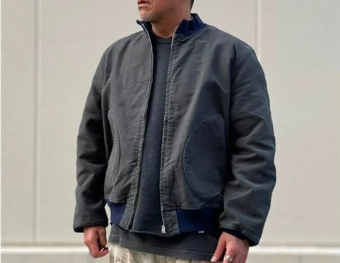 바우와우 BOWWOW USN DECK ZIP JACKET AGED 덱자켓 상품이미지1