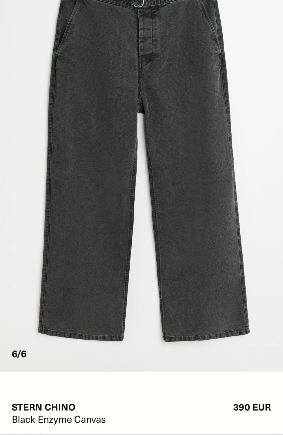 아워레가시 stern chino 데님팬츠 새상품 상품이미지6