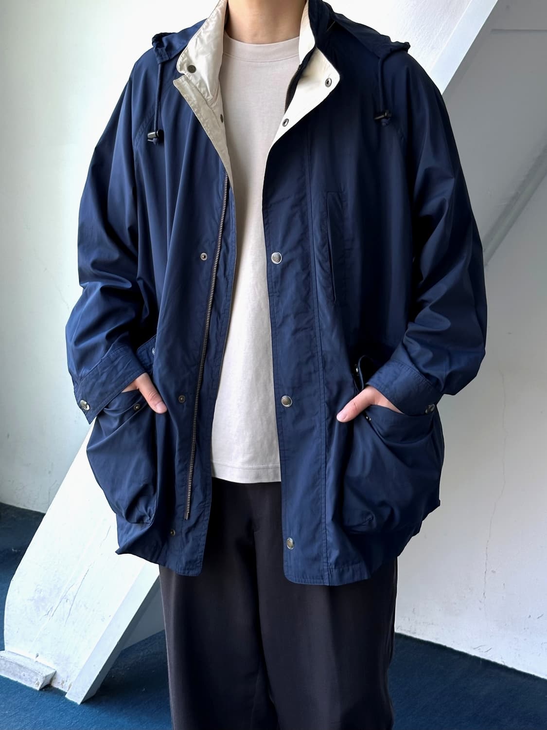 High count nylon poly design mil parka 상품이미지3