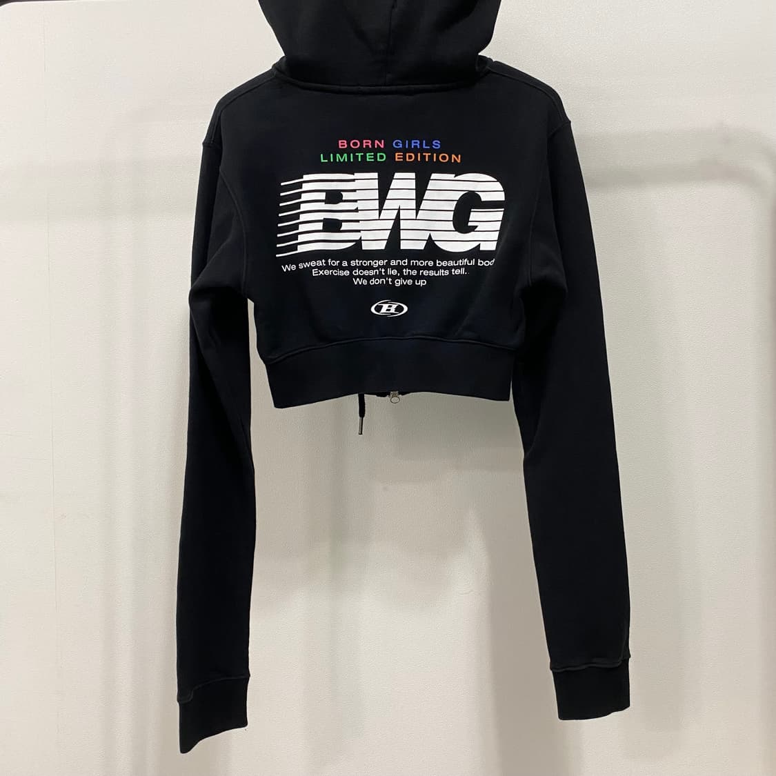 본투윈 크롭 후드 집업 상품이미지2