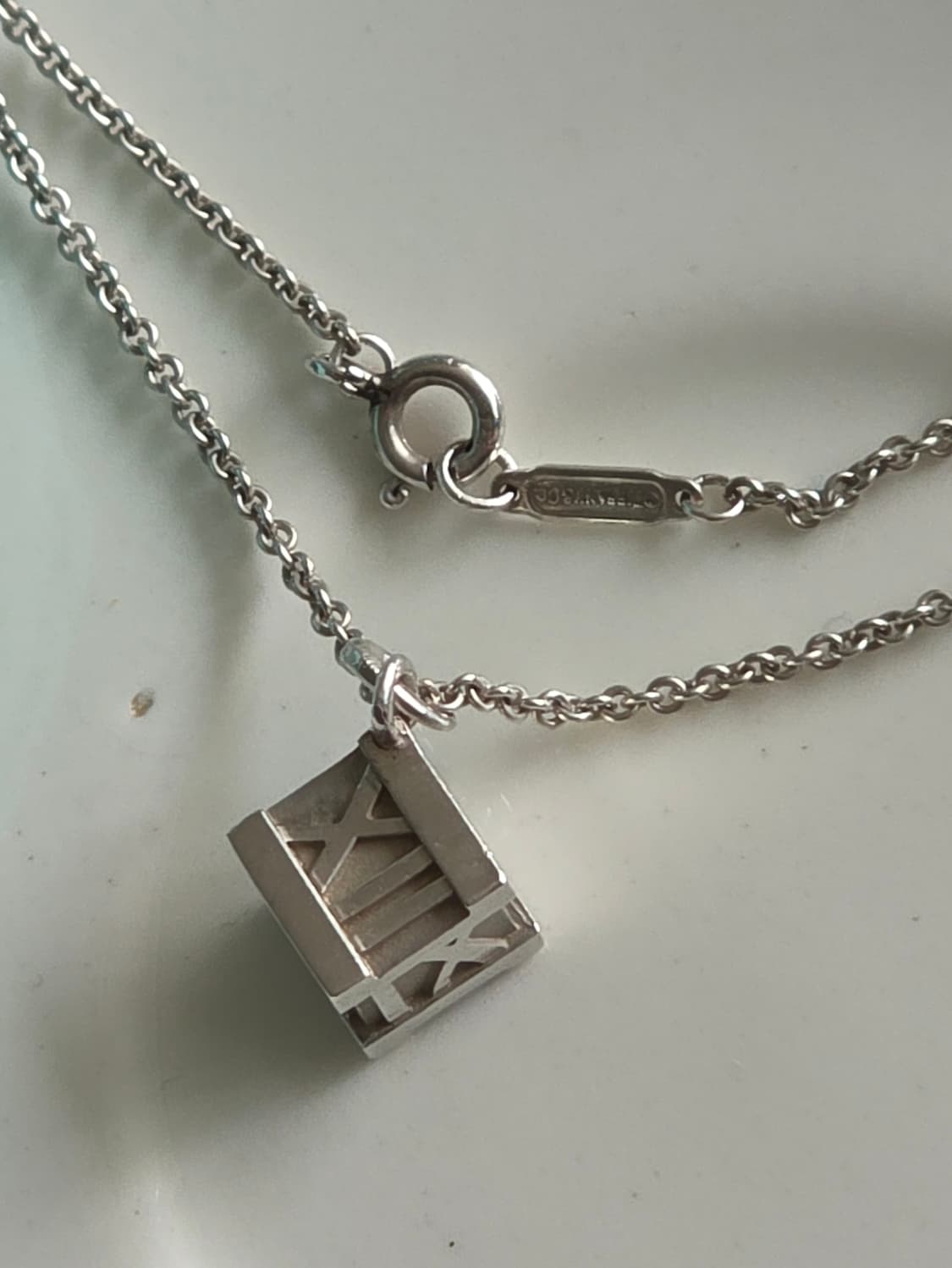 티파니앤코 아틀라스 큐브 실버925 목걸이 상품이미지3