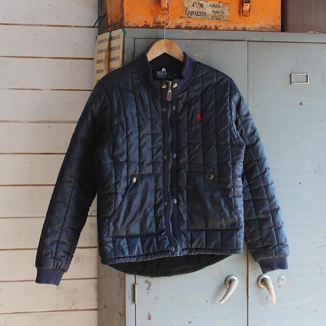 (착용컷) 폴로 랄프로렌 퀼팅 자켓 (남성용 M) 상품이미지3
