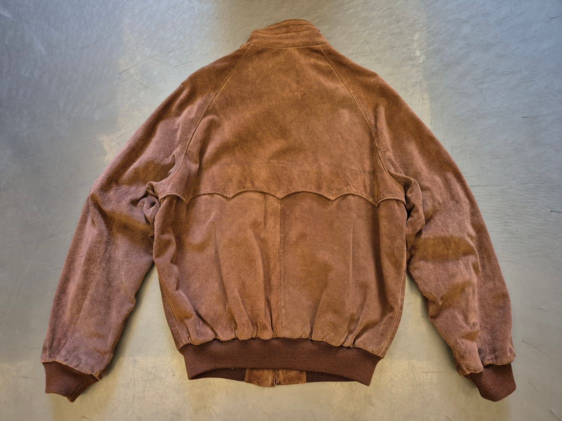 80s Golden bear 스웨이드 해링턴 자켓 상품이미지2