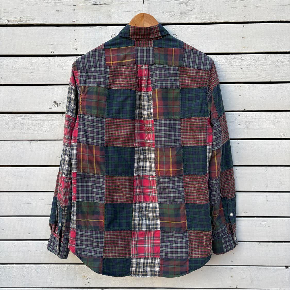 Polo 폴로 패치워크 체크 셔츠 상품이미지2