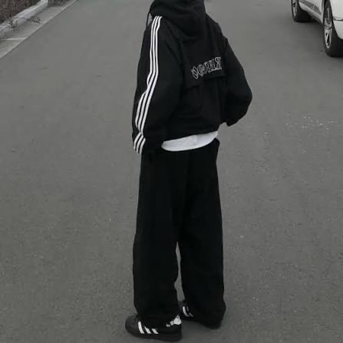 [M] 아디다스X고샤 콜라보 우븐 자켓 블랙 상품이미지1