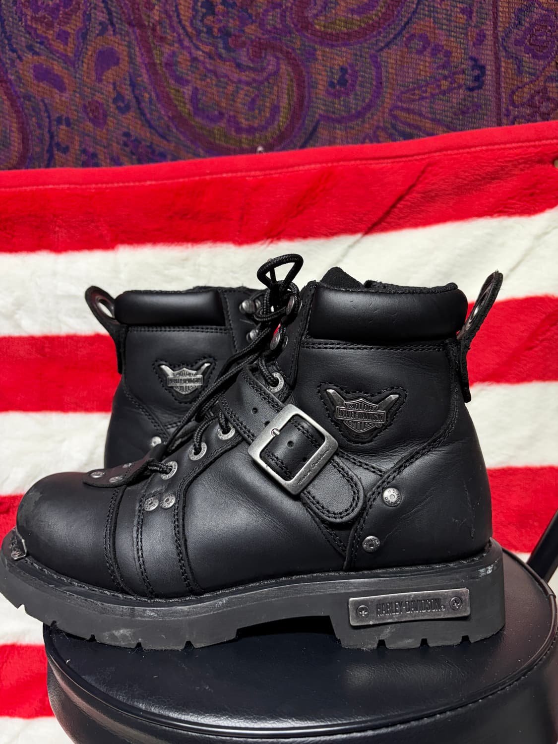 할리데이비슨 버클 바이크 부츠 상품이미지2